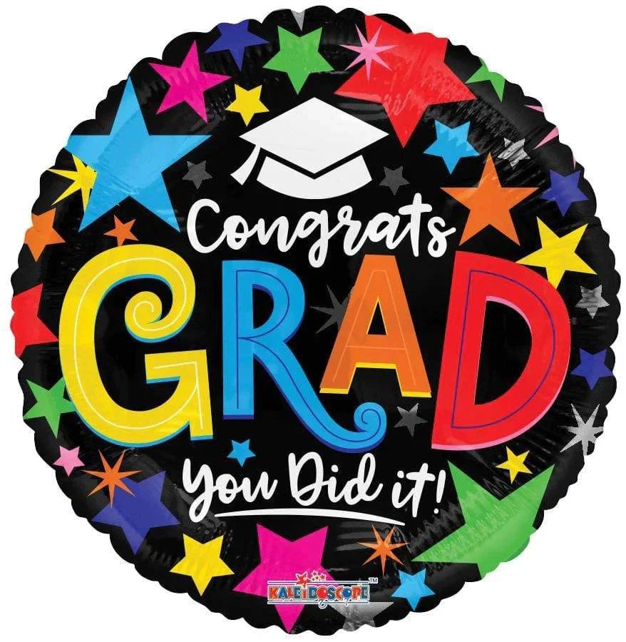 18" Congrats Grad - You Did It! (100ct) - Conver USA