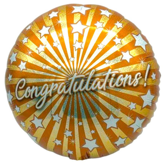 18" Congratulations - Stars and Stripes - 20ct - Party America
