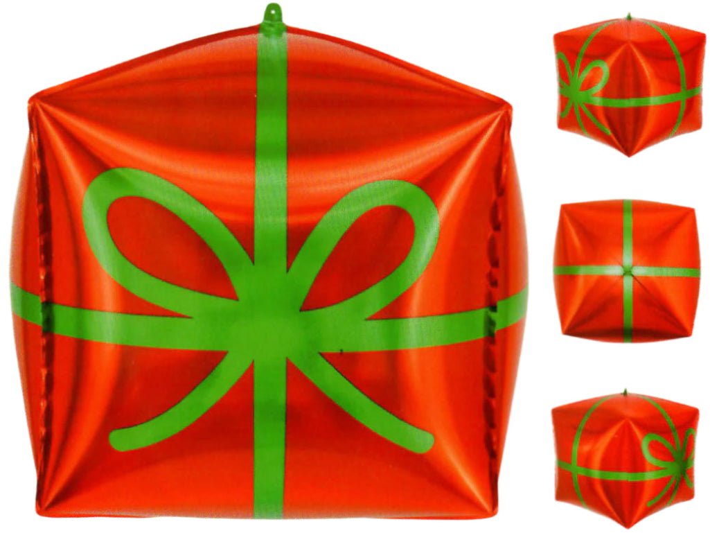 18" Cube - Red Present