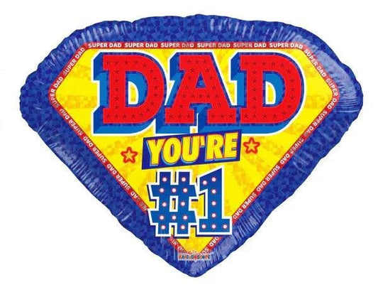 18" Dad You're #1 (100ct) - Conver USA