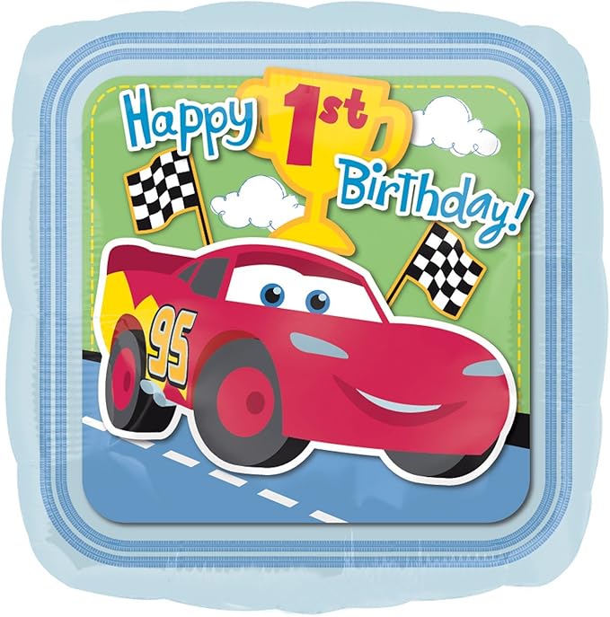18" Disney Cars 2 - 1st Birthday