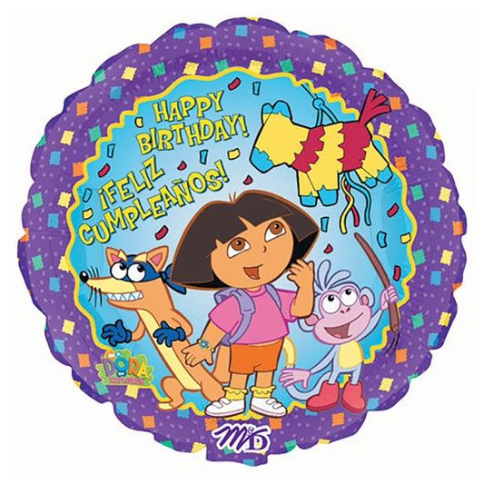 18" Dora - Happy Birthday Feliz Cumpleanos