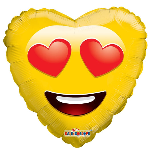18" Emoji - Smiley in Love (100ct) - Conver USA