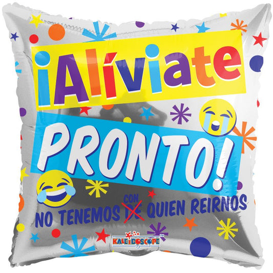 18" Emojis - Aliviate Pronto (100ct) - Conver USA