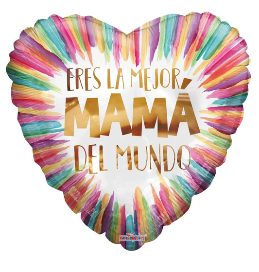 18" Eres La Mejor Mama Del Mundo (100ct) - Conver USA