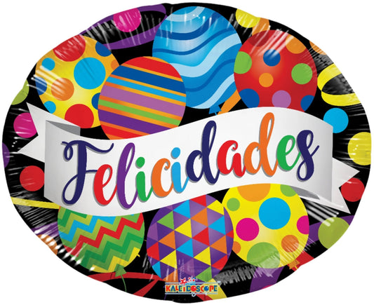 18" Felicidades - Banner and Balloons (100ct) - Conver USA