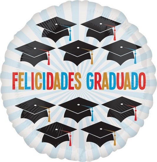 18" Felicidades Grad Caps