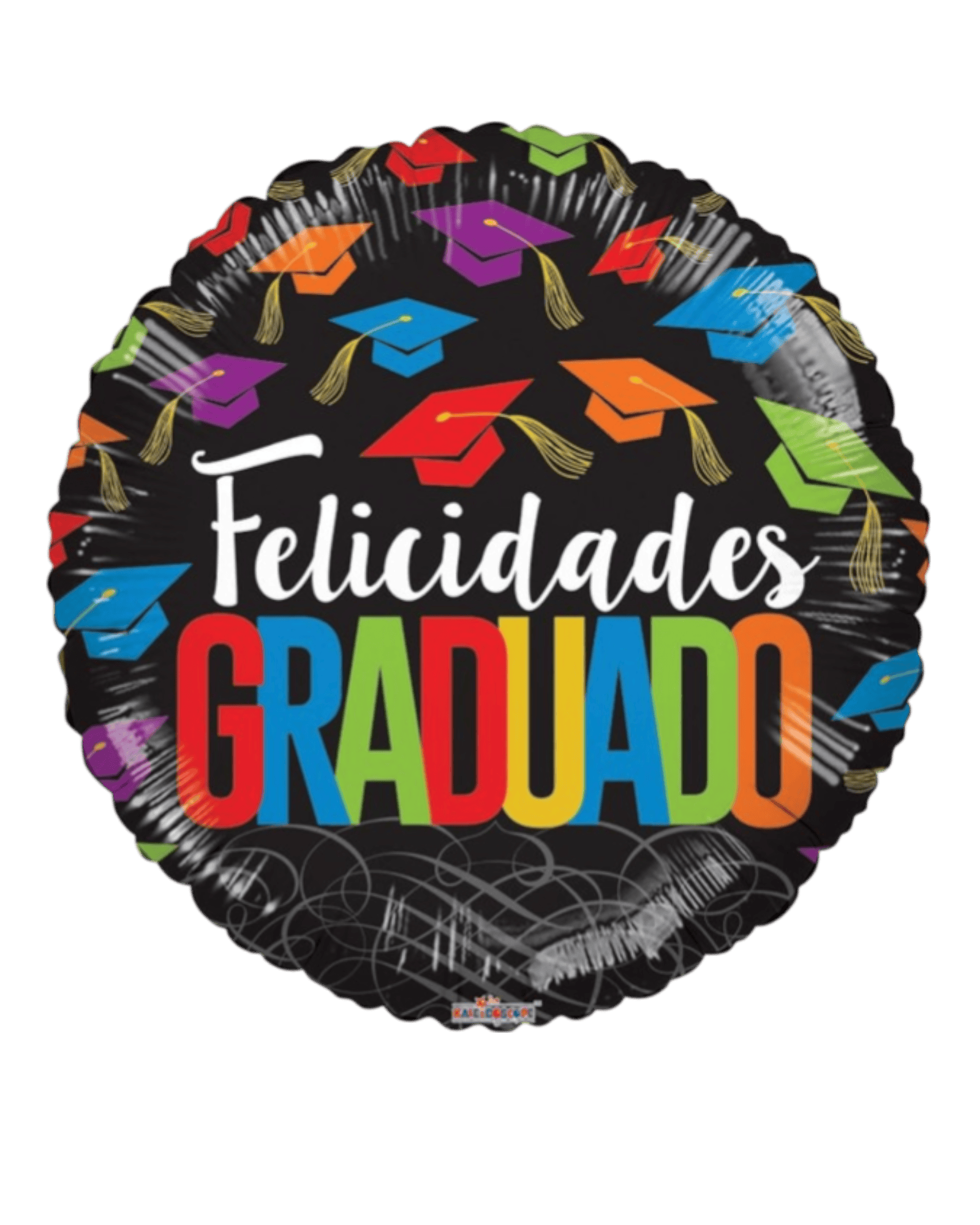 18" Felicidades Graduado - Birretes (100ct) - Conver USA