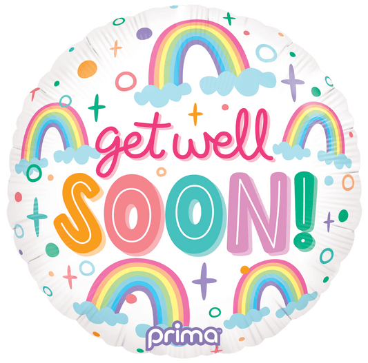 18" Get Well Soon Rainbows