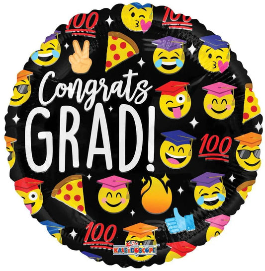 18" Grad Emoticons (100ct) - Conver USA