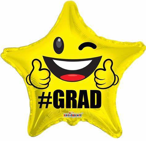 18" #Grad Star (100ct) - Conver USA