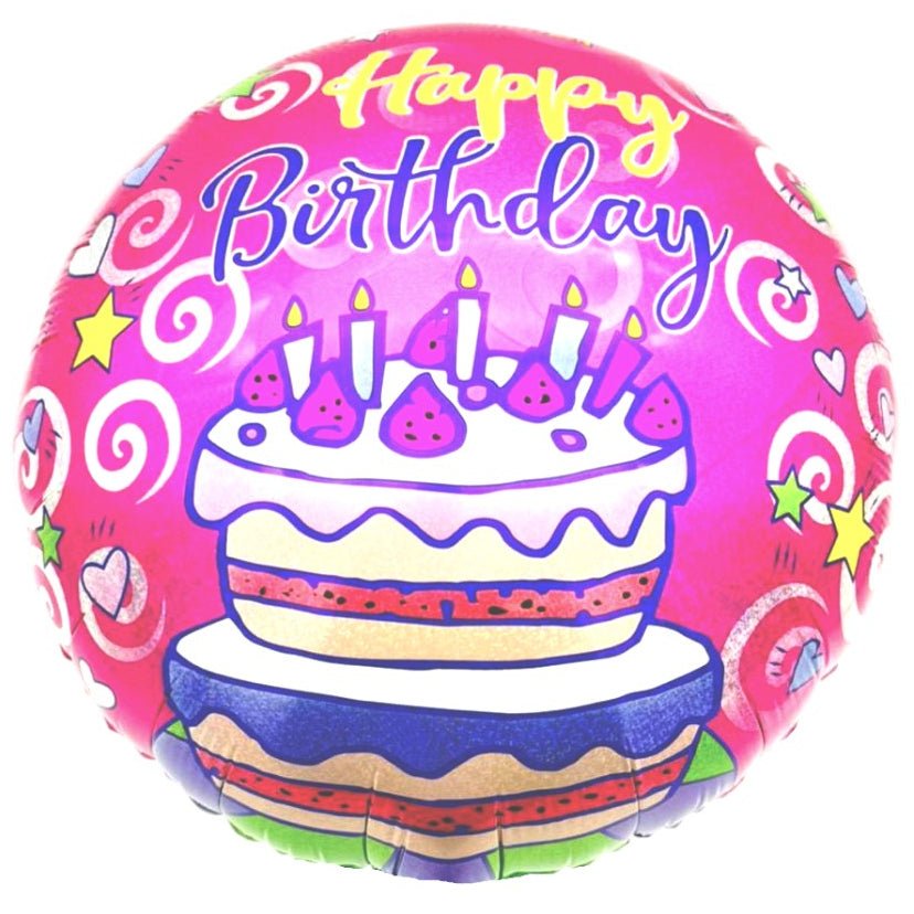 18" Happy Birthday - Cake - 20ct - Party America