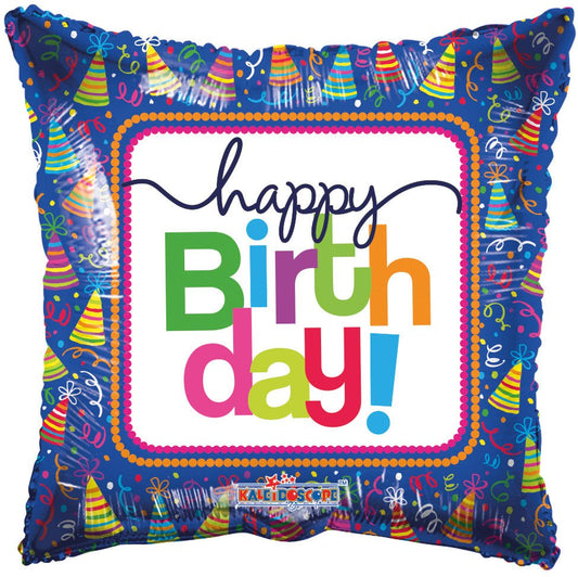 18" Happy Birthday Party Hats (100ct) - Conver USA