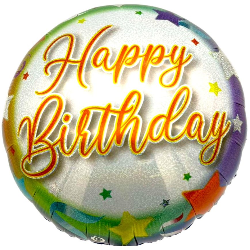 18" Happy Birthday - Stars - 20ct - Party America