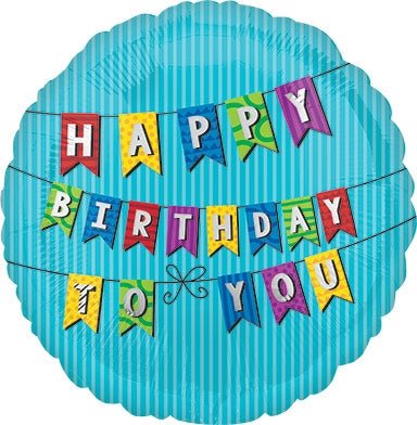 18" Happy Birthday to You Pennants (10ct)