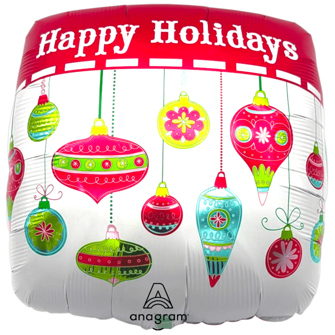 18" Happy Holidays - Icons