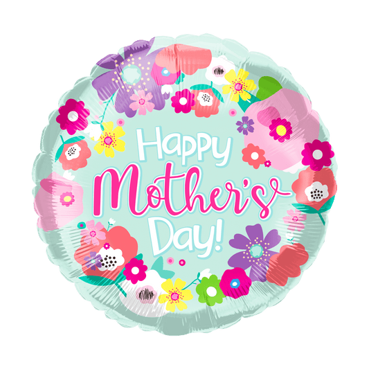 18" Happy Mother's Day Flowers - 50ct - Party America