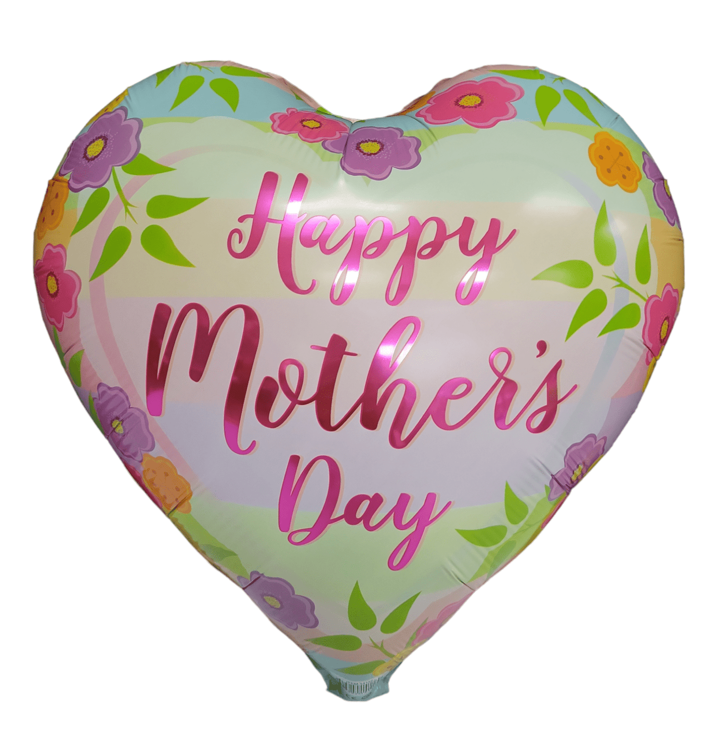 18" Happy Mother's Day Pastel Stripes - 50ct - Party America