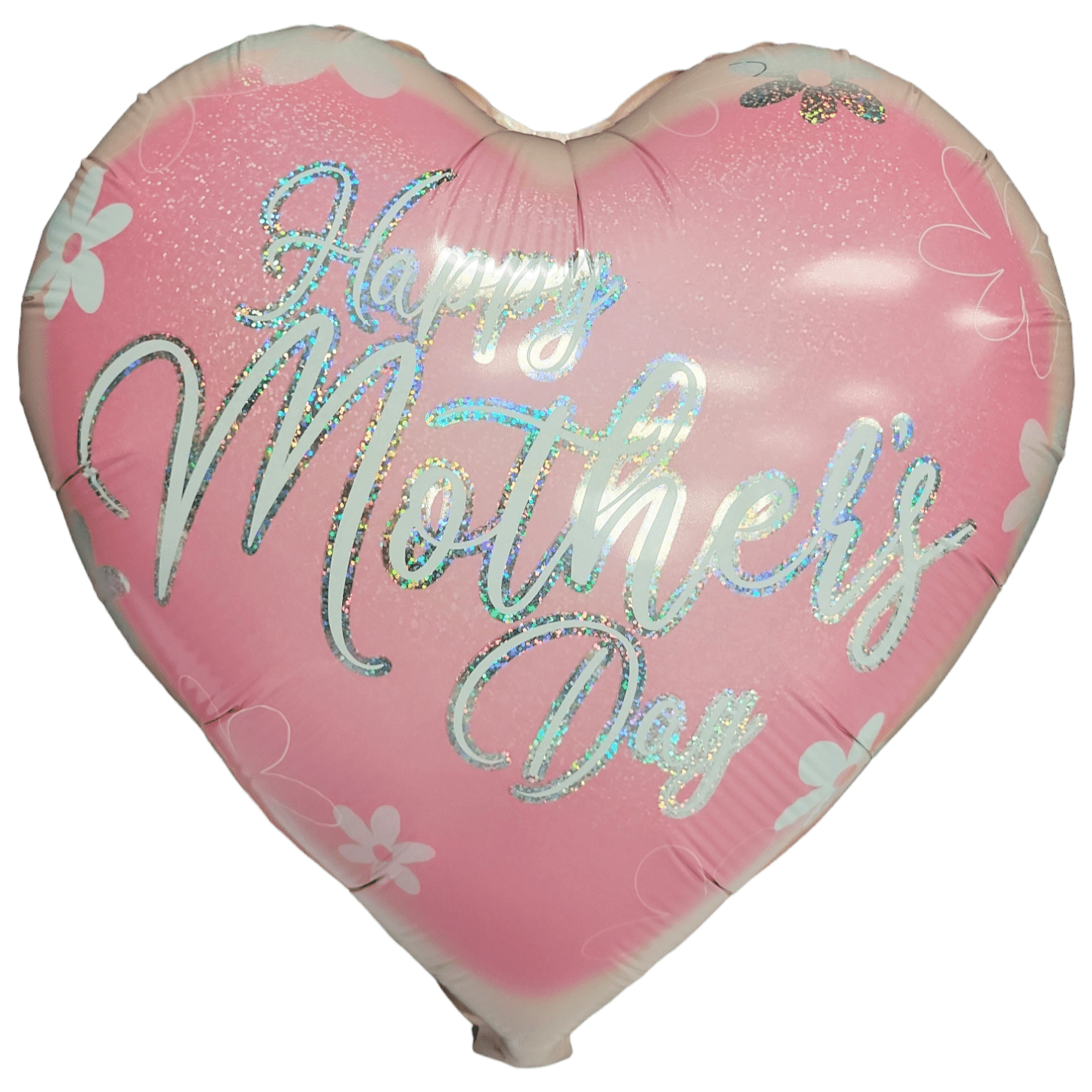 18" Happy Mother's Day Pink Holographic Heart - 20ct - Party America
