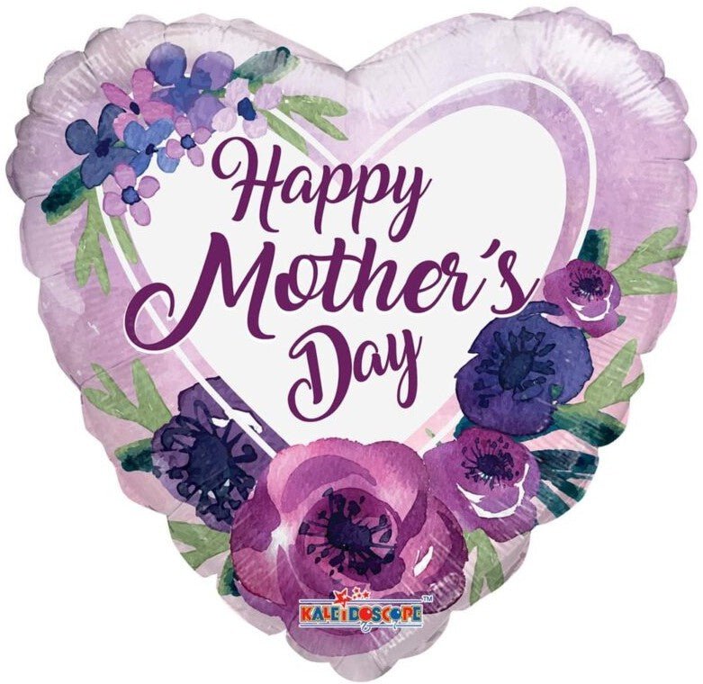 18" Happy Mother's Day Violet Flowers (100ct) - Conver USA