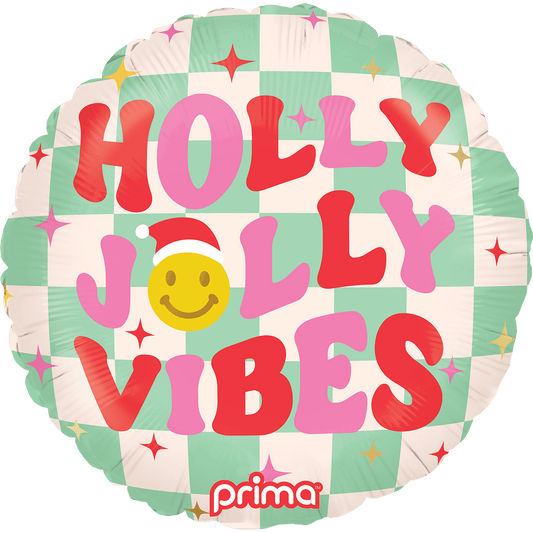 18" Holly Jolly Vibes Checker