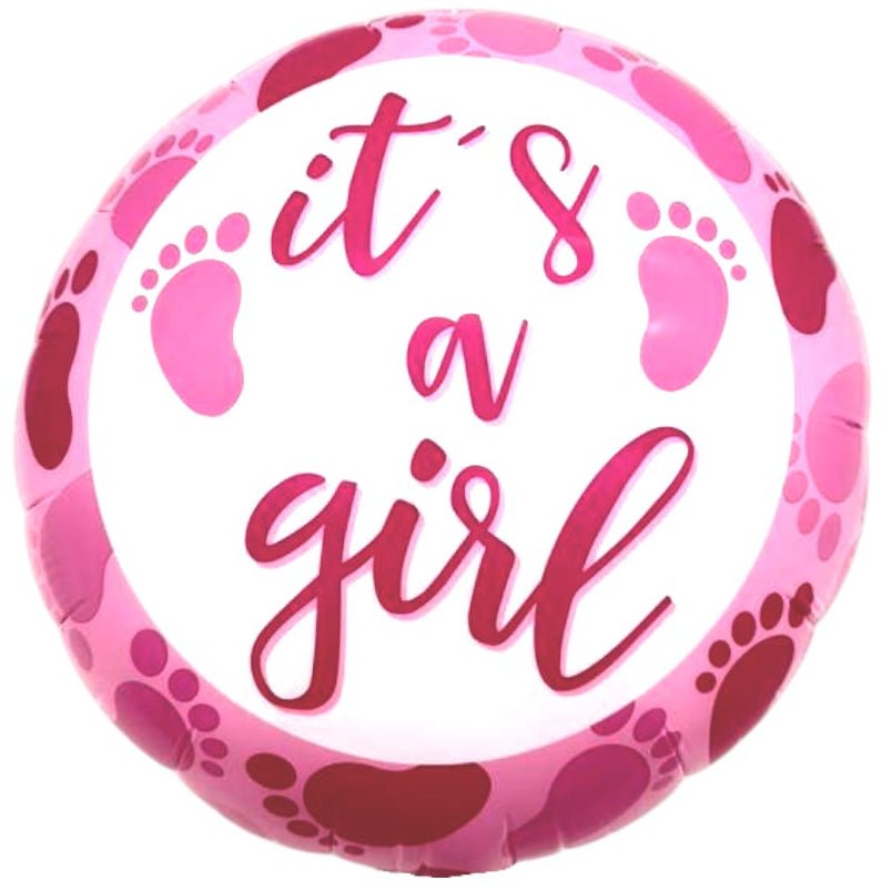 18" It's a Girl - Footprints - 50ct - Party America