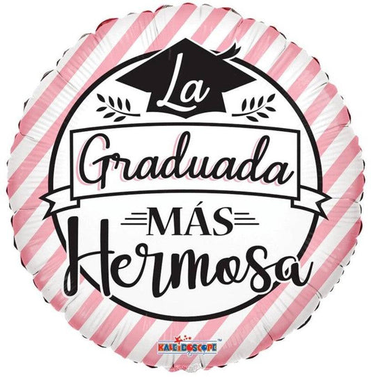 18" La Graduada Mas Hermosa (100ct) - Conver USA