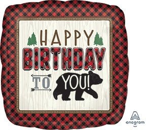 18" Little Lumberjack Birthday