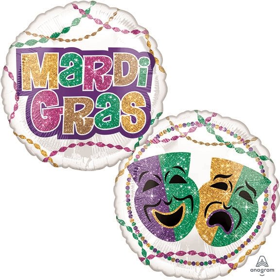 18" Mardi Gras Party