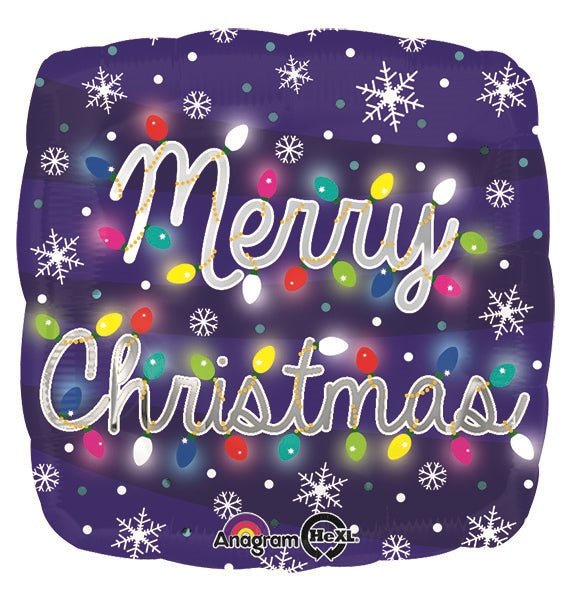 18" Merry Christmas Lights