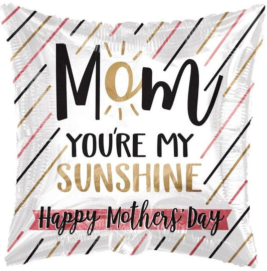18" Mom You're My Sunshine (100ct) - Conver USA