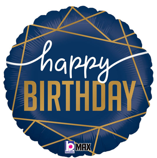 18" Navy Birthday