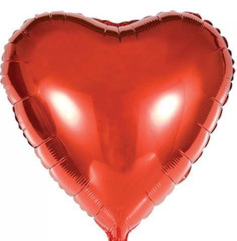18" Heart - Red - 50ct - Party America