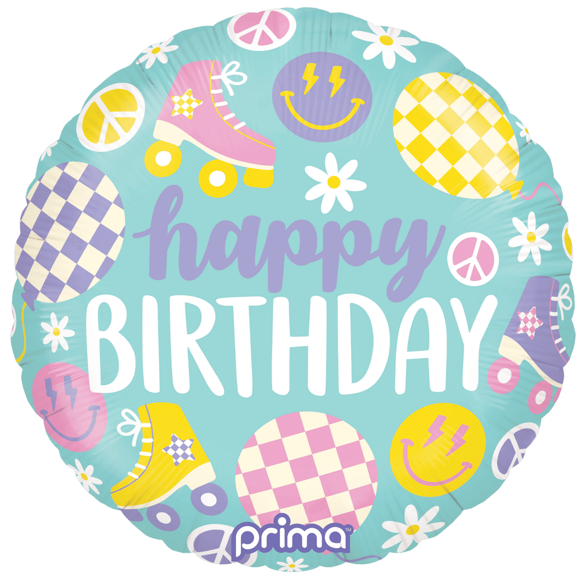 18" Retro Skates Birthday