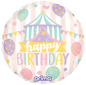 18” Round Birthday Pastel Circus