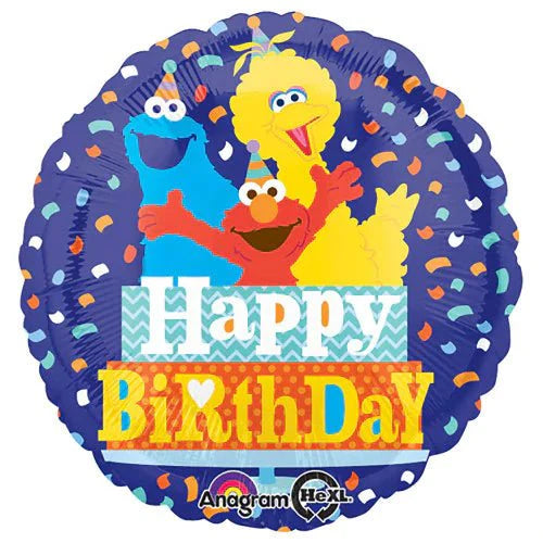 18" Sesame Street Happy Birthday