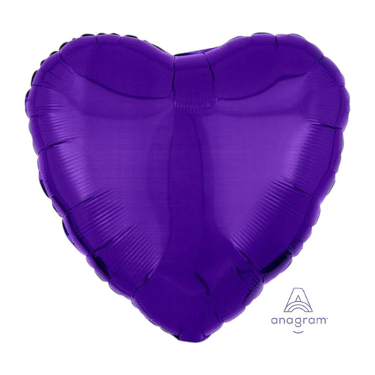 18" Solid - Color Hearts (100ct)