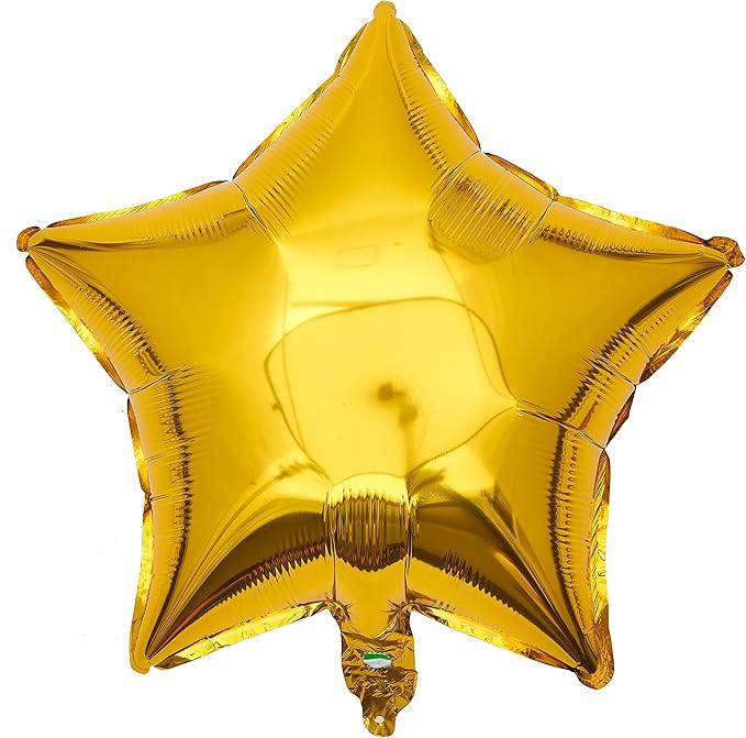 18" Solid Star - Gold (25ct)