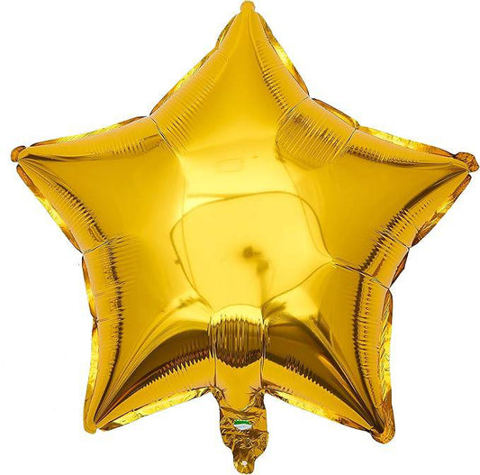 18" Solid Star - Gold (25ct)