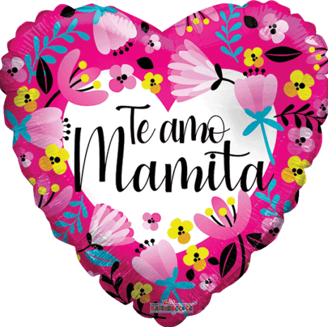 18" Te Amo Mamita Flowers (100ct) - Conver USA