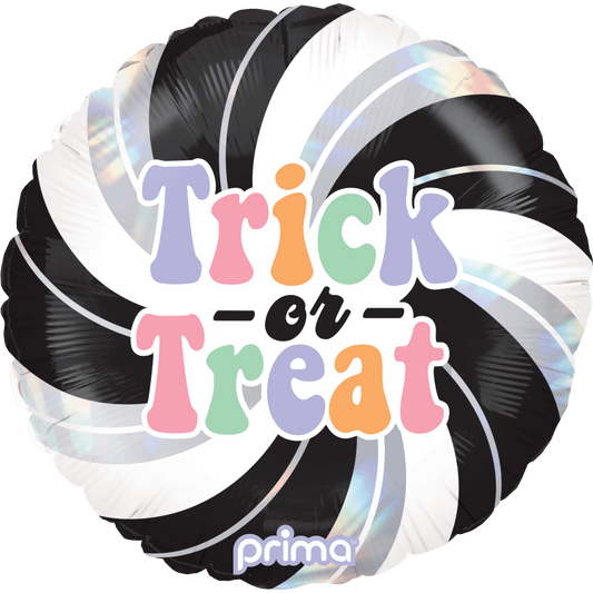 18" Trick - or - Treat Holographic Swirl