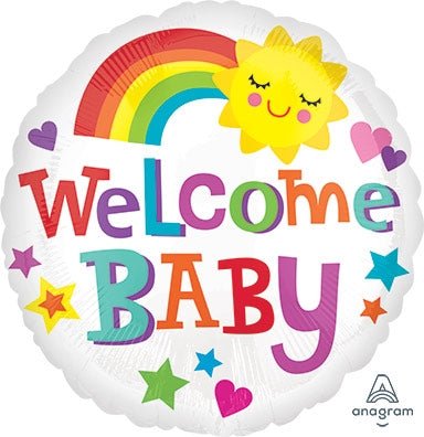 18" Welcome Baby Bright & Bold (10ct)