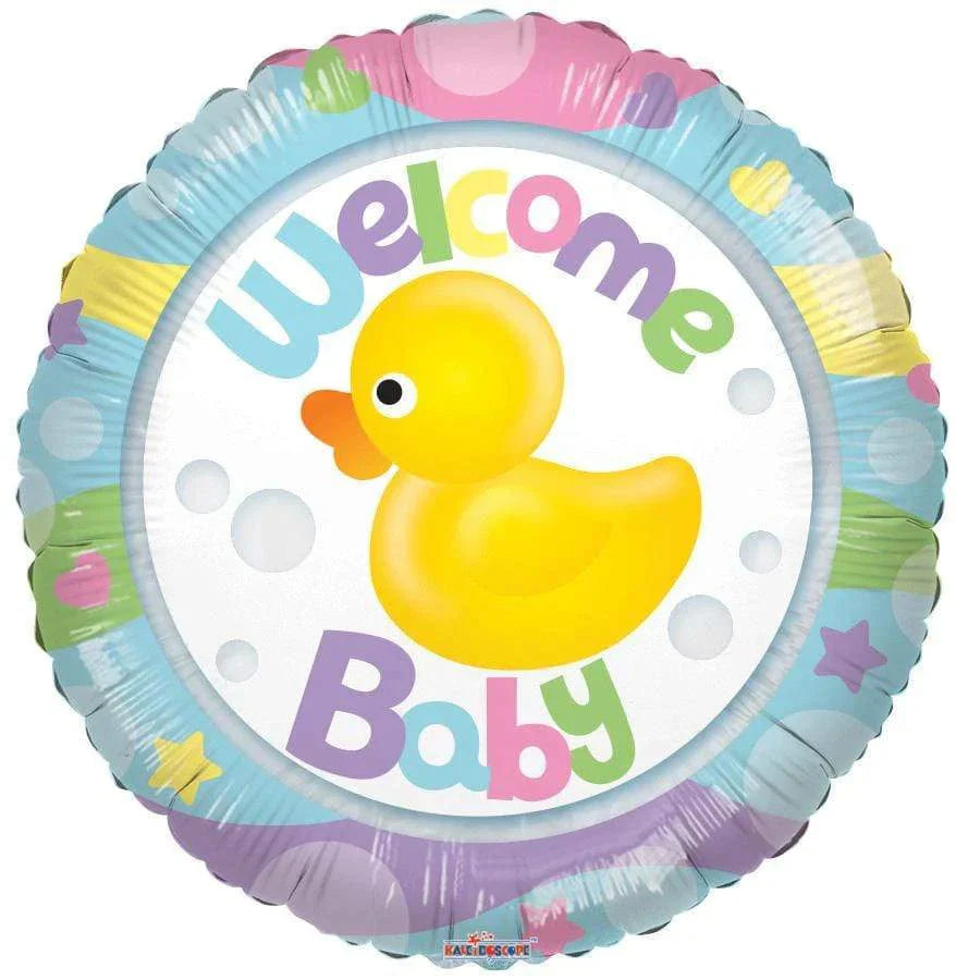 18" Welcome Baby - Rubber Duck Clearview - Conver USA
