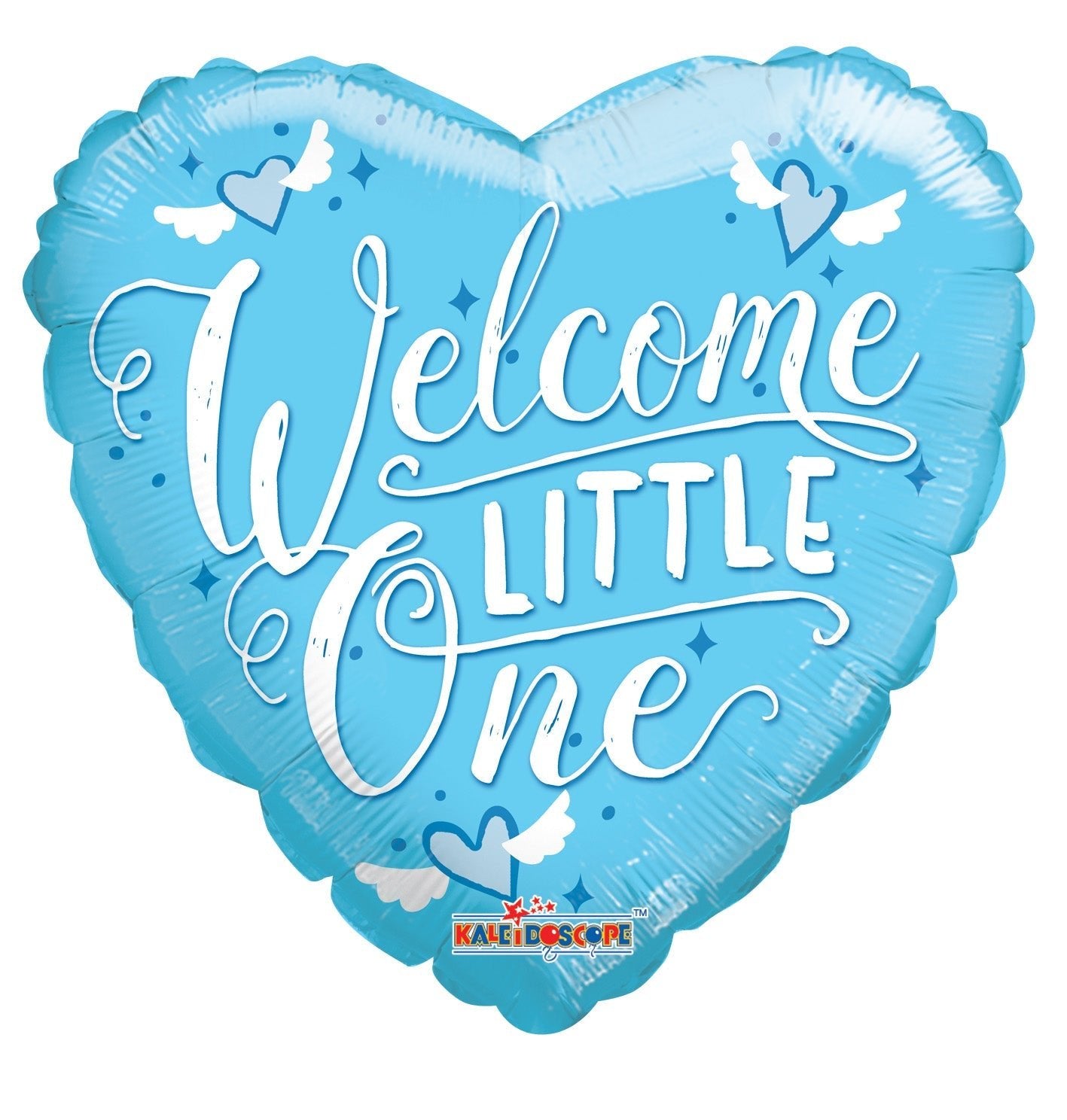 18" Welcome Little One - Blue Heart - Conver USA