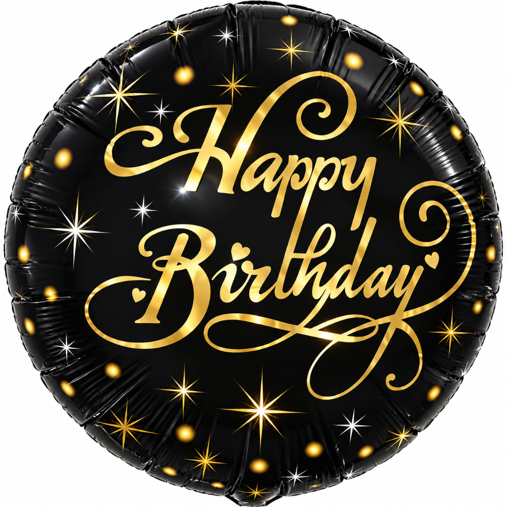 18" Happy Birthday – Star Twinkle (20ct) - Lumeloons