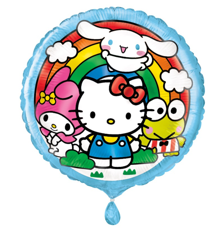 18" Hello Kitty & Friends Round Foil Balloon - Unique