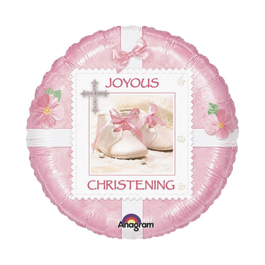 18" Yoyous Christening Pink - Anagram