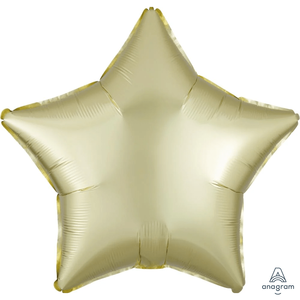 19" Star - Satin Luxe Pastel Yellow (4ct)