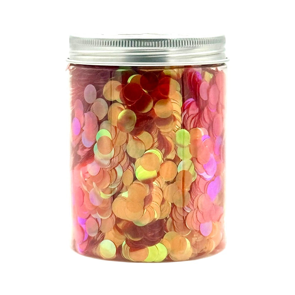 Tarro de confeti de lámina metálica de 1 cm - Fiesta del Ganador