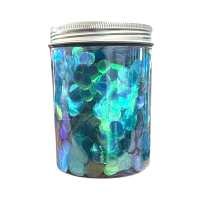 1cm Metallic Foil Confetti Jar - Choose Color